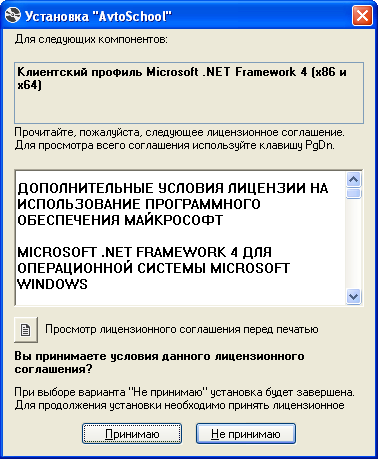 Установка Клиентского профиля Microsoft .NET Framework 4 (x86 и x64)